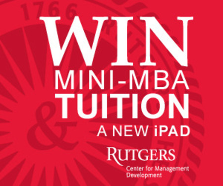 Rutgers Mini-MBA Tuition Sweepstakes