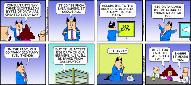 Dilbert Big Data cartoon