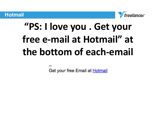growth hacking case studies - hotmail